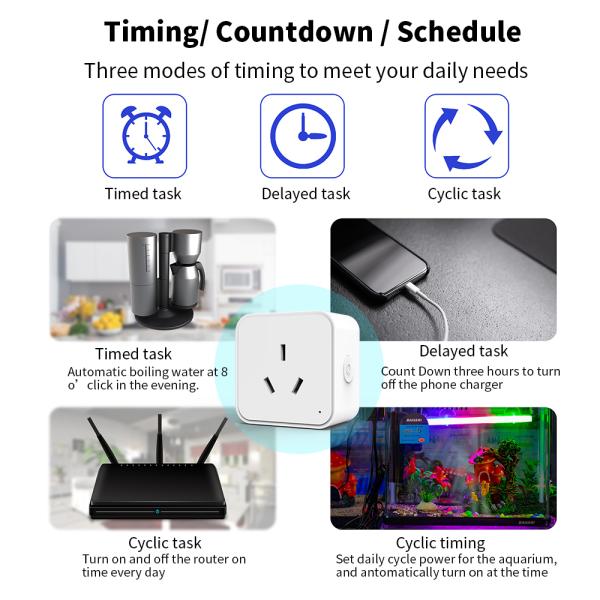 Power Intelligent Tuya Smart Socket SDK Remote Control Power Socket