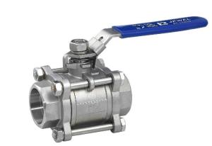 Wholesale 3 Piece Floating Type Ball Valve , Flanged Ball Valve Soft - Seated Feature from china suppliers