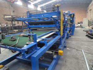 Wholesale Fireproof Rock wool 0.3mm Sandwich Panel Roll Forming Machine from china suppliers