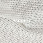 Solid Color Recycled Activewear Knit Fabric Mesh Stretch Workout Yoga Wear