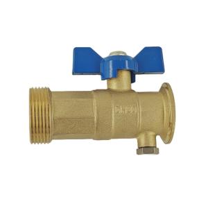 Wholesale Threaded Brass Gas Valve CE Lpg Brass Valve With Butterfly Handle from china suppliers