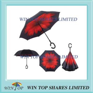 Wholesale Daisy design handfree reversed Umbrella from umbrella supplier from china suppliers
