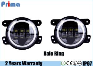 Wholesale 4 Inch 30W Cree Jeep Led Fog Lights With Angel Eye Halo Ring IP67 Waterproof from china suppliers