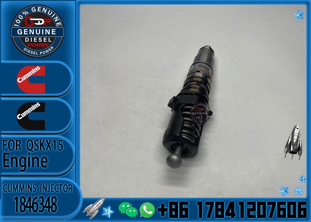 Construction Machinery Parts Fuel Injector For QSKX15 Diesel 4954888 1764364 1846348 4062568 For CUMMINS Diesel Engine