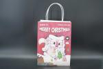 OEM / ODM Eco Friendly Paper Kraft Bags Printing For Christmas Party