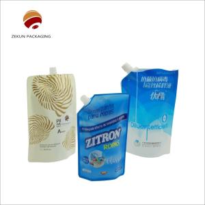 Wholesale PET/OPP/AL Liquid Spout Bags Liquid Detergent Pouch CMYK Color from china suppliers