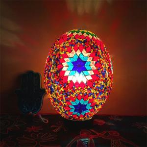 Wholesale Vintage Lucky Egg Turkish Mosaic LED Children's Night table lamp(WH-VTB-07) from china suppliers