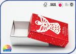 Silver Paper Cardboard Box Present Packaging Customized UV Print
