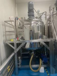 Wholesale 500-5000KG Liquid Mixer Agitator With Steam Electric Hot Oil Heating 1 Year Warranty from china suppliers