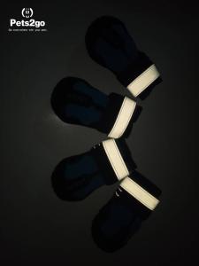 Wholesale 16.5cm Rubber Bottom Reflective Strip Dog Paw Shoes from china suppliers