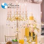 ZT-303B manufacturer wholesale 7 arms golden candelabras weddings table