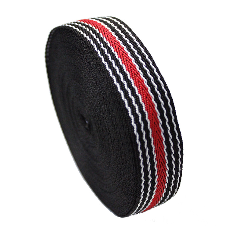 25mm Polyester Seat Belt Webbing Car Nylon Seatbelt Webbing Knitted