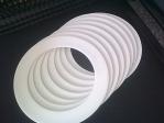 Food Grade EPDM Rubber Gasket Pollution Free With Beige , White Color