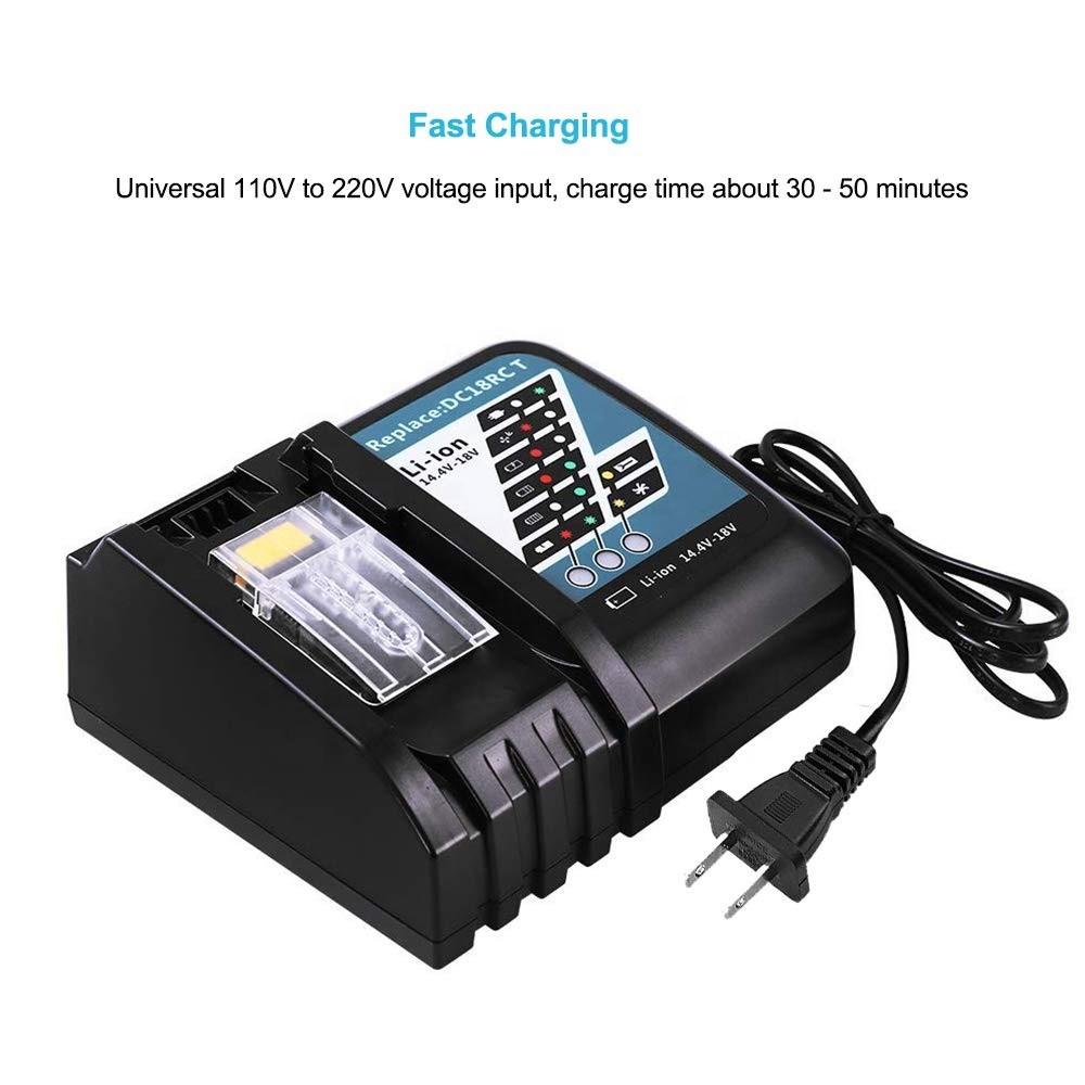 PSE DCB118 Quick Charger 6.5A Power Tools Battery Dewalt 18V Max Battery