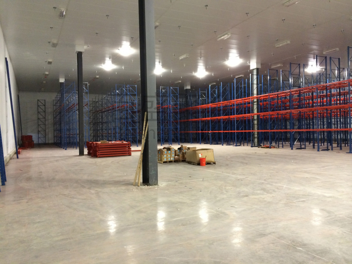 GB Standard Steel Workshop Cold Storage Room 50Ton for Fish Energy-saving Container