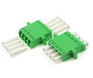 Wholesale 4 Cores Fiber Optic Adapters , LC Connector Adapter With Flange from china suppliers