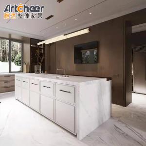 Wholesale Minimalist Custom Wood Kitchen Cabinets With Accessories Standard Size from china suppliers
