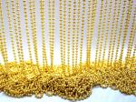 Gold Color Bead Connector 3.2mm Metal Ball Chain For Body Clothes Decoration