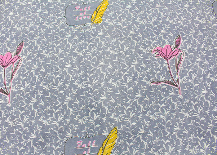 230cm Width Mattress Quilting Fabric Printed Polyester Spinning Mattress Cloth