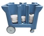 SGS Adjustable Dish Caddies Equipped With 5" Swivel Caster 94*71*81 Cm