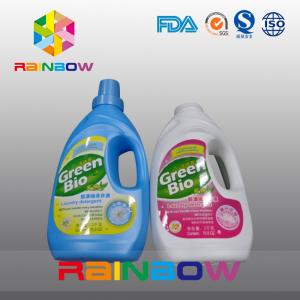 Wholesale Waterproof Sticker For Plastic Bottle , Self Adhesive Sleeve Labels For Liquid Detergent Bottles from china suppliers
