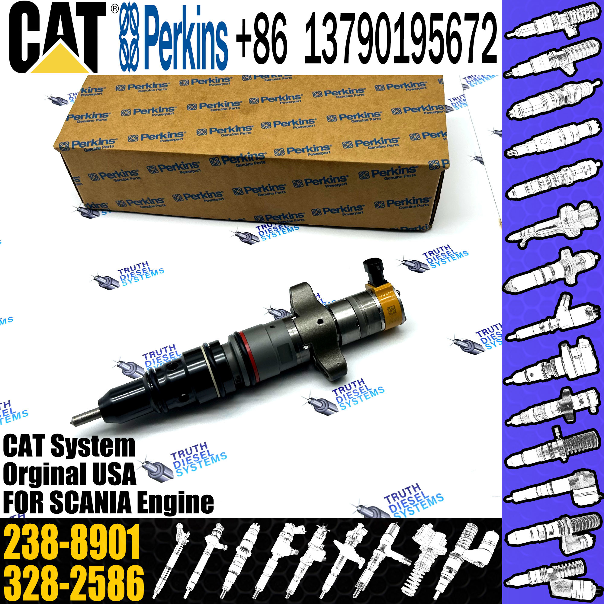 Common rail Injector 387-9428 387-9426 268-9577 387-9428 241-3239 238-8901 for CAT C7 Engine