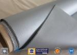 Chemical Resistant Gray Color Silicone Coated Fiberglass Fabric 160g Two Sides