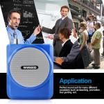 2.4G Digital Voice Amplifier with Recorder FM Radio MP3 Playing,Wired Microphone
