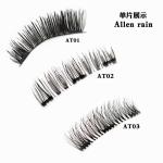 Comfortable Crisscross Magnetic Fake Lashes Natural Looking Custome Packing