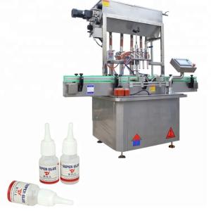 Wholesale Glue Bottle Automatic Filling Machine , 10-35 bottles/min Water Bottle Filling Machine from china suppliers