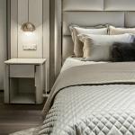 Marble Modern Industrial Bedside Table