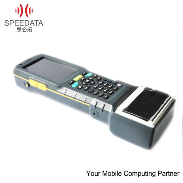 Waterproof Mobile Thermal Printer Android 4.0 Hand Barcode Scanner , Phone Call