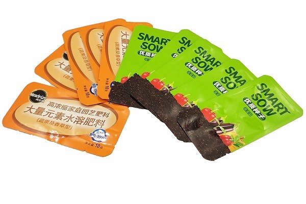 60-150 Microns PP Seeds Packaging Pouch Organic Fertilizer Packing Bag