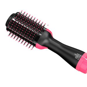 Wholesale Pink And Black Nylon Paddle AC240V PTC Heater Hair Dryer Brush 3 In 1 from china suppliers