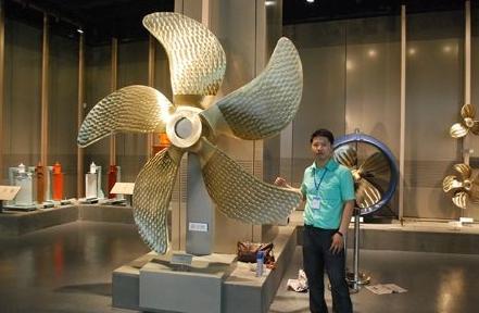 Marine Controllable Pitch Bronze Propeller / Stainless Steel Marine Propeller