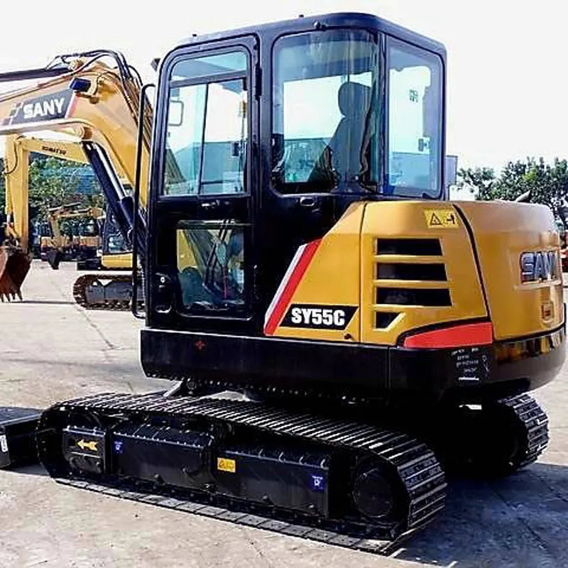 SY55 Sany 55 SY75 SY75c-10 SY60 SY95 Chinese Small Excavator with Hydraulic Cylinder
