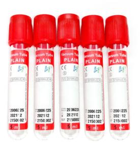 Wholesale CE ISO Plain Vacuum Blood Collection Tube No Additive 2ml 10ml PET Glass from china suppliers