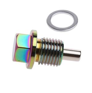 Wholesale M12 Titanium Race Bolts Oil Drain Plug Bolt With Magnet High Precision from china suppliers