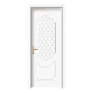 Wholesale AB-ADL257 pure white double leaf wooden door from china suppliers