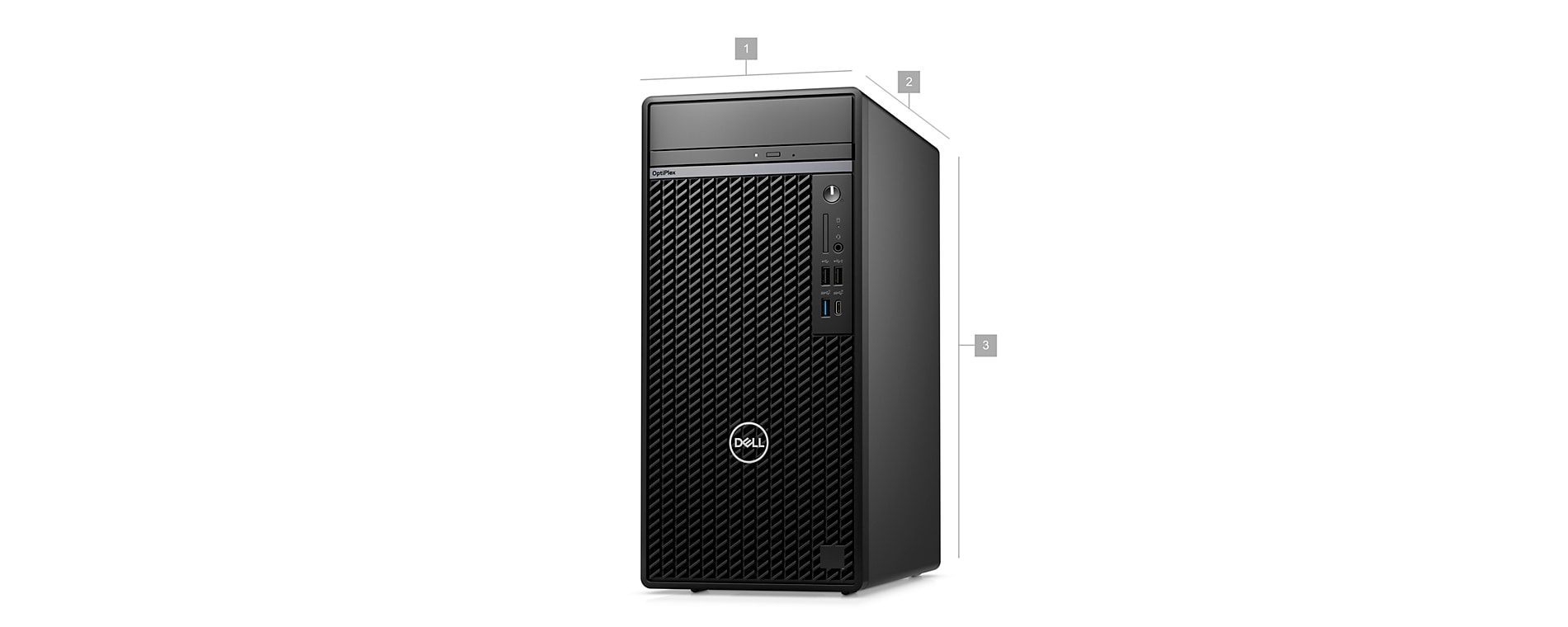 Chassis Size 154*292.2*324.3mm Dell Optiplex 7010 Computer Tower i7-13700/i5-13500 8G