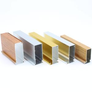 Wholesale High Quality Customized Powder Coated Polishing Aluminium Kitchen Cabinet Profile from china suppliers