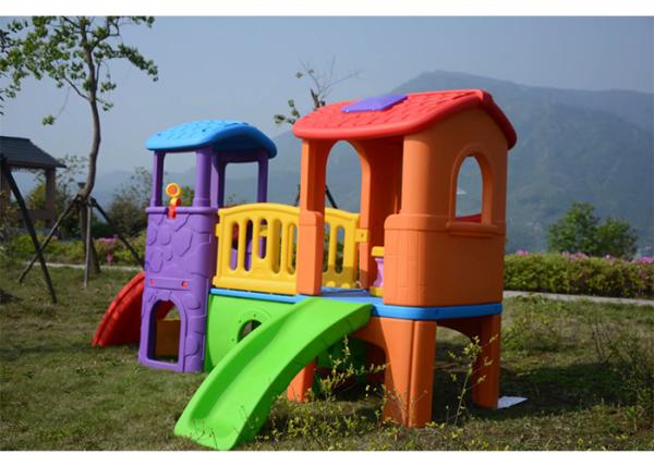 Environmental Plastic Slide Swing Playhouse Set Outdoor Toys For Kids Age 6