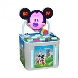 Wholesale 60W Kids Arcade Machine , Ticket Redemption Hit Frog Game Mouse Hammer Arcade Cabinet Game Machine from china suppliers