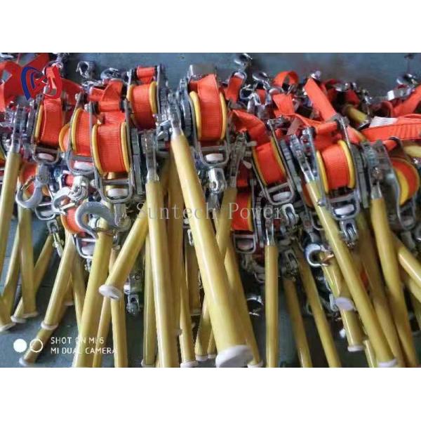 FRP Handle Chain Lifting Hoist Insulated Tightener Non Conductive