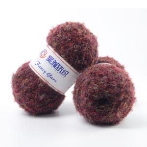Wholesale Blended Alpaca Colorful Brushed Yarn Circle Cone Knitting Yarn For Crochet from china suppliers