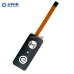 Two Buttons PET Flexible Membrane Switch , RAL Tactile Metal Dome Switch