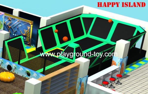 Small Trampoline For Kids Indoor Outdoor Big PVC Jumping Bed For Kids In