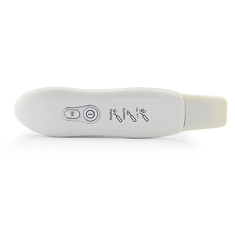 Rechargeable Ultrasonic Ion Skin Scrubber Remove Wrinkle Long Life Span
