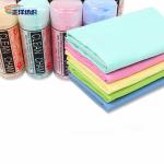 Reusable Microfiber Wipes 220gsm Medium Size 50x60CM Green Blue Microfiber Suede