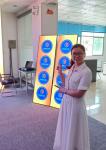 Indoor Advertising Screen P2.5 Poster LED Standee Display on sale